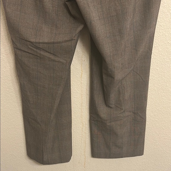 Apt. 9 Women Curvy Fit Black Plaid Trouser Dress Pants Size 10 Petite - Picture 5 of 7